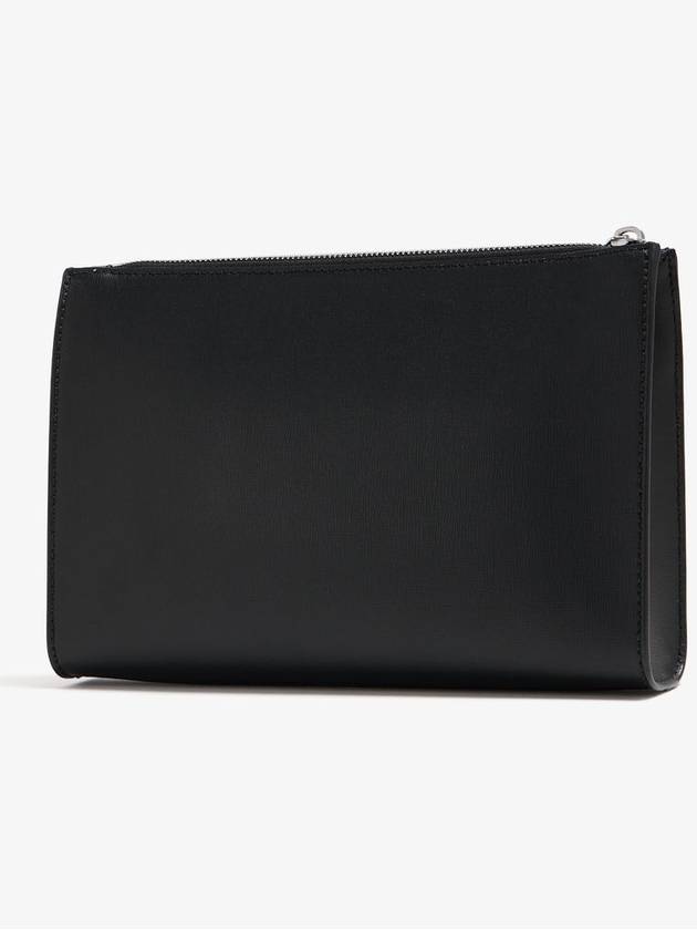 Mythos Leather Clutch Bag Black - BALLY - BALAAN 4