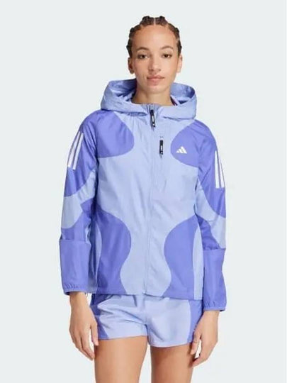 Own The Run Jacket Blue Spark - ADIDAS - BALAAN 2