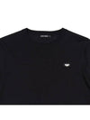 Black logo point viscose knit TEE179 - IKALOOOK - BALAAN 5