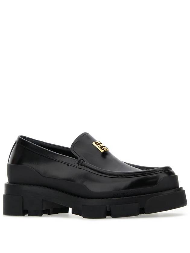 4G Terra Leather Loafers Black - GIVENCHY - BALAAN 3