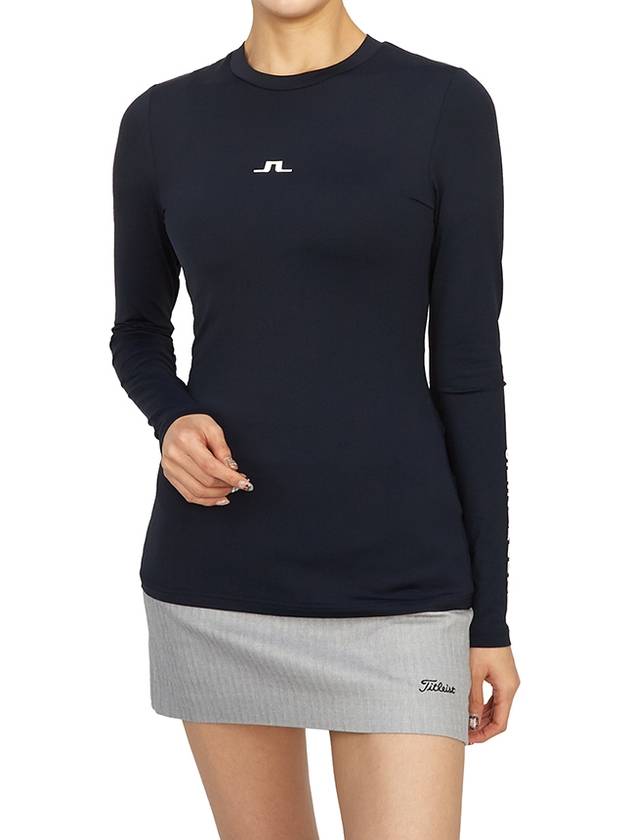 Golf Tekla Crew Neck Top GWJT08805 6855 Women's Tekla Crew Neck Top - J.LINDEBERG - BALAAN 6