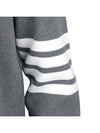 4 Bar Armband Milano Stitch Knit Top Mid Grey - THOM BROWNE - BALAAN 8