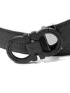 Reversible Leather Belt Black - SALVATORE FERRAGAMO - BALAAN 3