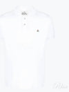 Embroidered Logo Classic Polo Shirt White - VIVIENNE WESTWOOD - BALAAN 2