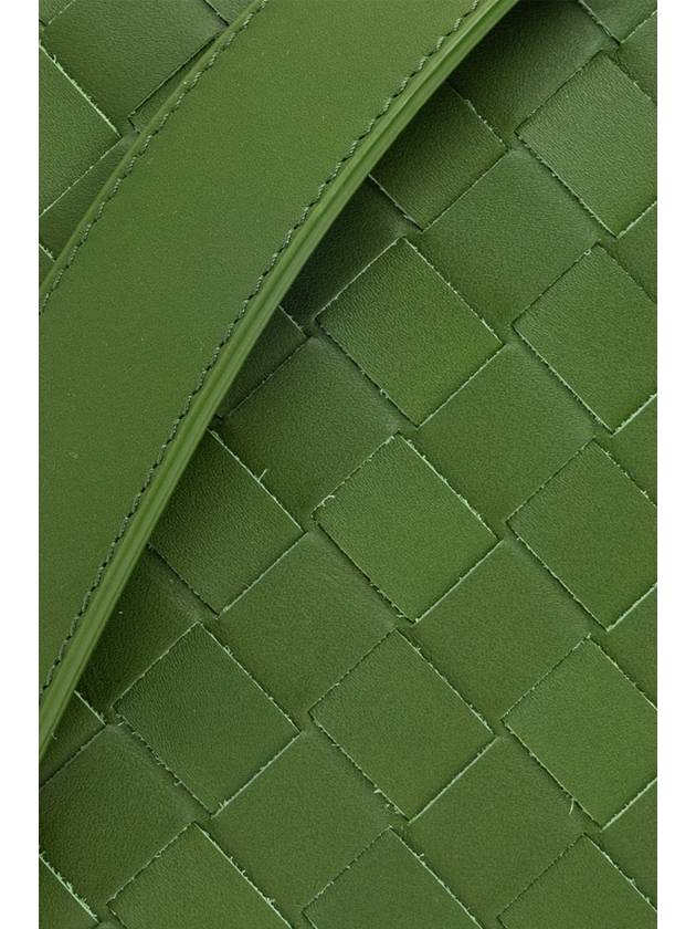 Intrecciato Zipper Leather Mini Cross Bag Avocado - BOTTEGA VENETA - BALAAN 7