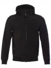 C.P. Shell-R Hooded Jacket Black - CP COMPANY - BALAAN 9