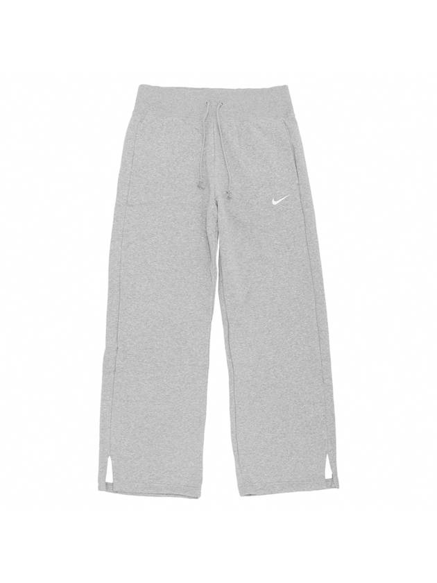 Women s Phoenix High Waist Wide Pants Gray - NIKE - BALAAN 1