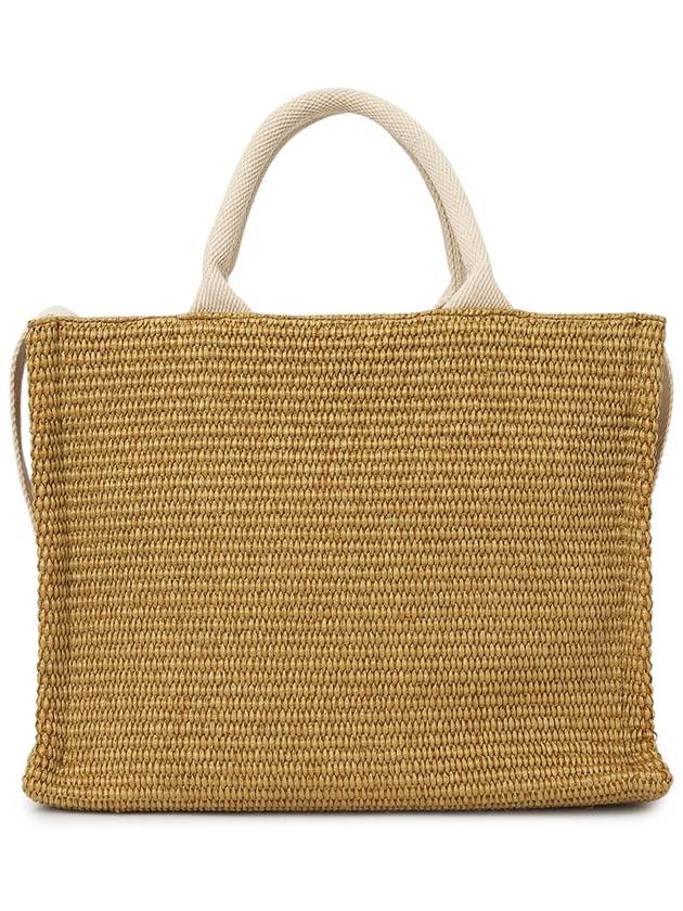 Small Raffia East West Tote Bag Brown - MARNI - BALAAN 5