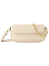 Ivy Monogram Chain Wallet Empreinte Cream - LOUIS VUITTON - BALAAN 1