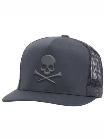 GFORE MONOCHROME SKULL T S INTERLOCK KNIT TRUCKER HAT GMH000019 CHA Men - G/FORE - BALAAN 1