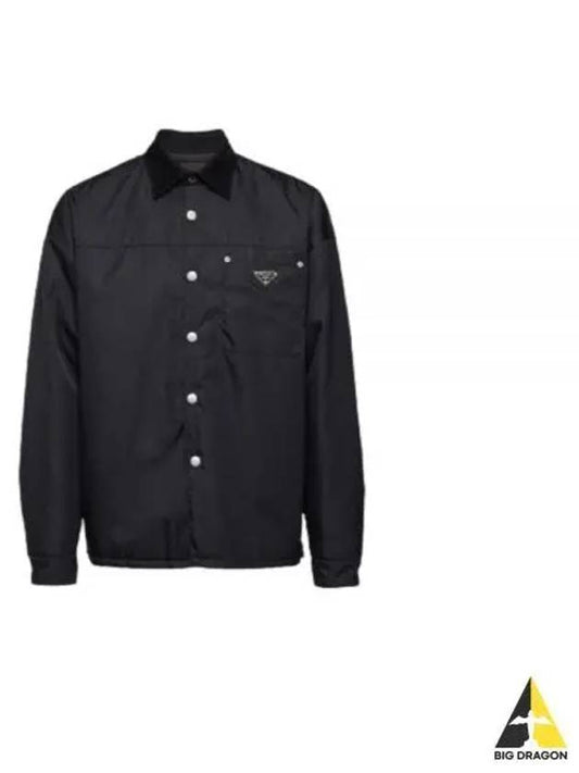 Re Nylon Long Sleeves Shirt Black - PRADA - BALAAN 2