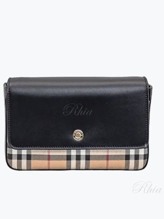 Vintage Check New Hampshire Penny Cross Bag Black - BURBERRY - BALAAN 2