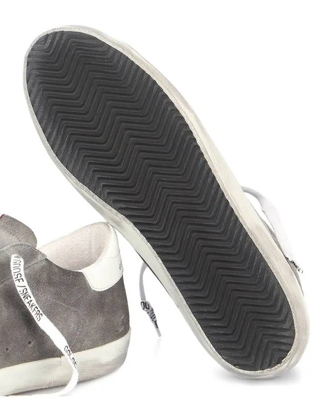 Superstar Classic Leather Low Top Sneakers Grey - GOLDEN GOOSE - BALAAN 5