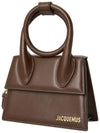 Le Chiquito Noeud Coiled Tote Bag Brown - JACQUEMUS - BALAAN 3