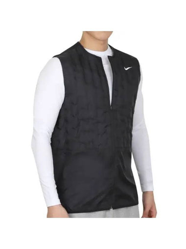 Men's Golf Therma Fit Repel Full Zip Vest Black - NIKE - BALAAN 1