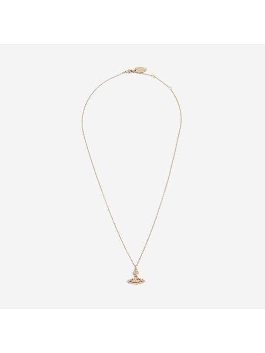 Pina Small Bas Relief Necklace Pink Gold - VIVIENNE WESTWOOD - BALAAN 1
