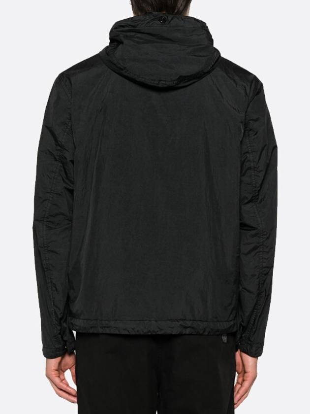 Crinkle Refs R NY Hooded Jacket Black - STONE ISLAND - BALAAN 5