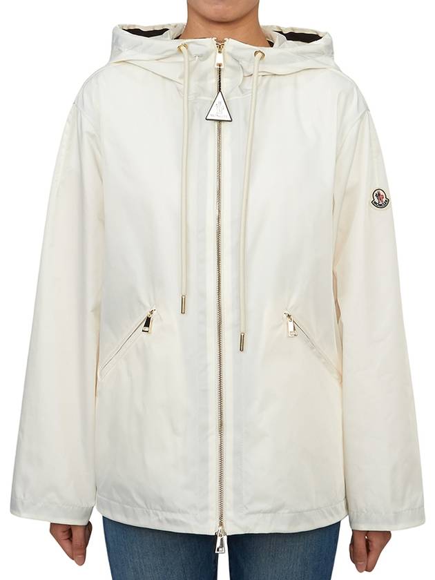 Cassiopea Zip Up Hoodie White - MONCLER - BALAAN 2