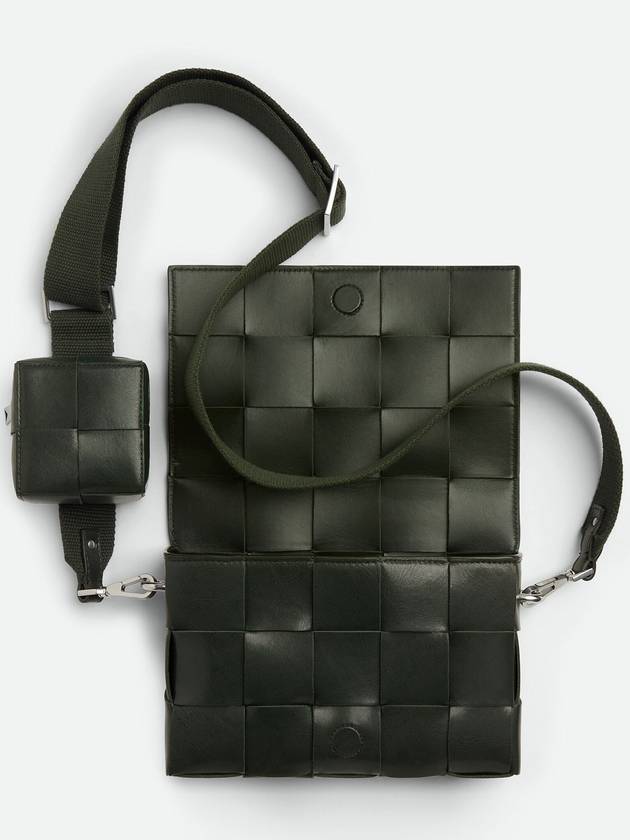 Cassette Versatile Strap Cross Bag Dark Green - BOTTEGA VENETA - BALAAN 6