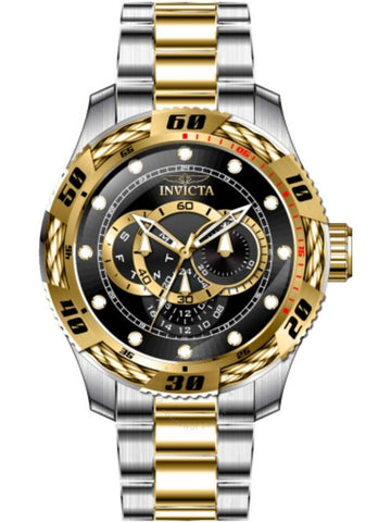 Invicta Speedway GMT Date Day Quartz Black Dial Men's Watch 45752 - INVICTA - BALAAN 1