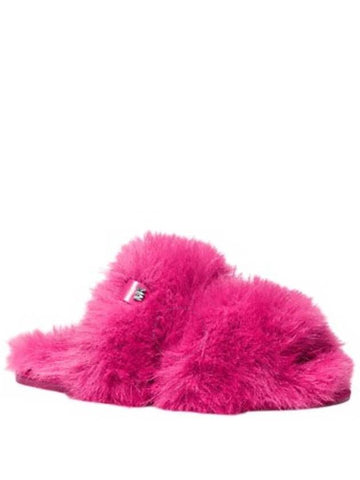 Michael Kors Faux Fur Tula Slides, Brand Size 7 ( US Size 7 ) - MICHAEL KORS - BALAAN 1