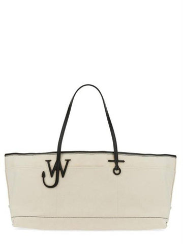 Anchor Canvas Tote Bag Ivory - JW ANDERSON - BALAAN 1