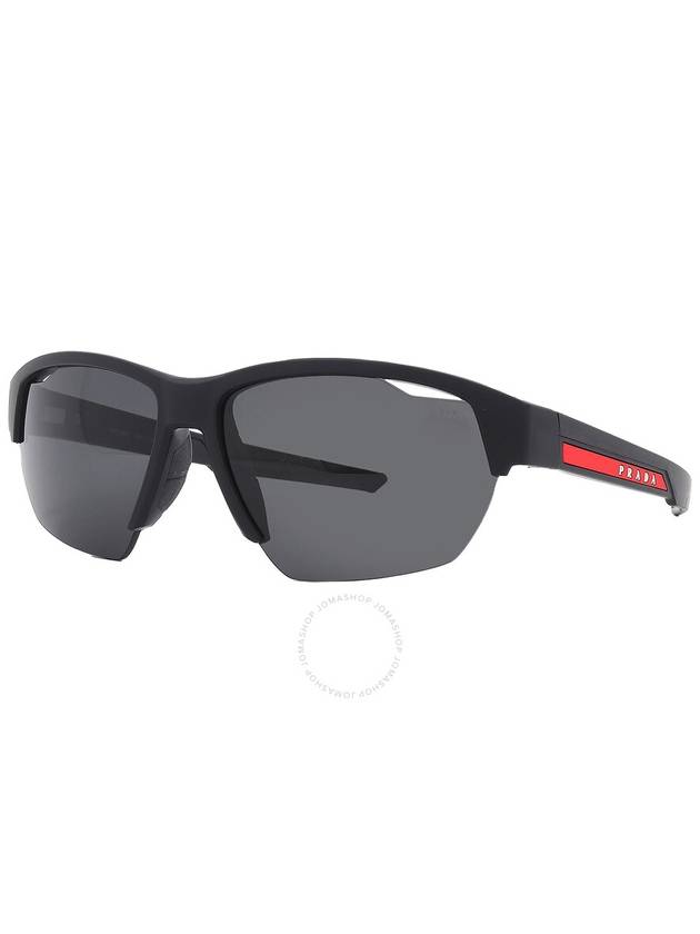 Prada Linea Rossa Dark Grey Sport Men's Sunglasses PS 03YS 1BO06F 64 - PRADA - BALAAN 3