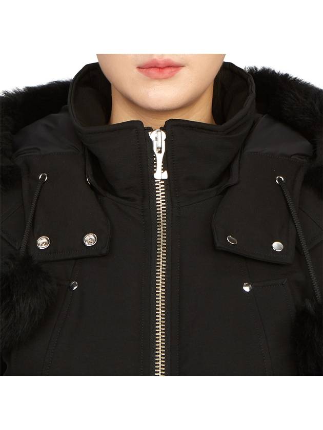 Original Debbie Bomber Jacket Black Shearling Black - MOOSE KNUCKLES - BALAAN 10