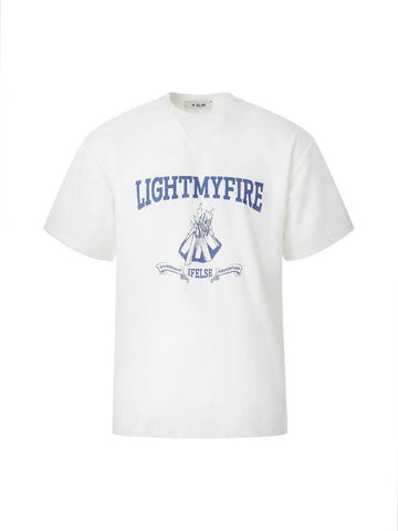 24SS Light My Fire TShirt White MTS2096 - IFELSE - BALAAN 1