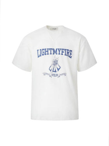 24SS Light My Fire TShirt White MTS2096 - IFELSE - BALAAN 1