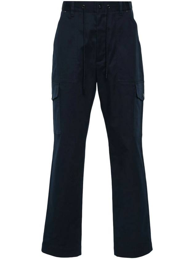 Gabardine Track Pants Royal Blue - MONCLER - BALAAN 2