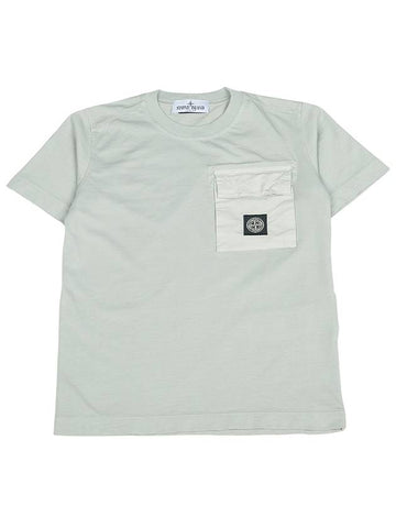 Kids short sleeve t shirt 801620247 V0061 8A - STONE ISLAND - BALAAN 1