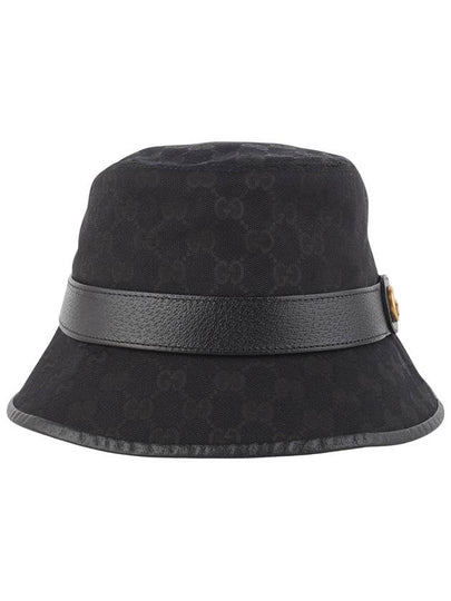 576587 GG Marmont Canvas Fedora Bucket Hat M Size 33888Y 1 - GUCCI - BALAAN 2