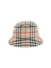 Check Cotton Bucket Hat Beige - BURBERRY - BALAAN 2