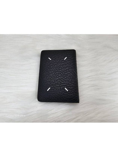 Bovine Leather Card Wallet Black - MAISON MARGIELA - BALAAN 2