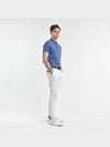 Golf Wear Cotton Stretch Jogger Pants WHITE - WHITEBALL - BALAAN 1