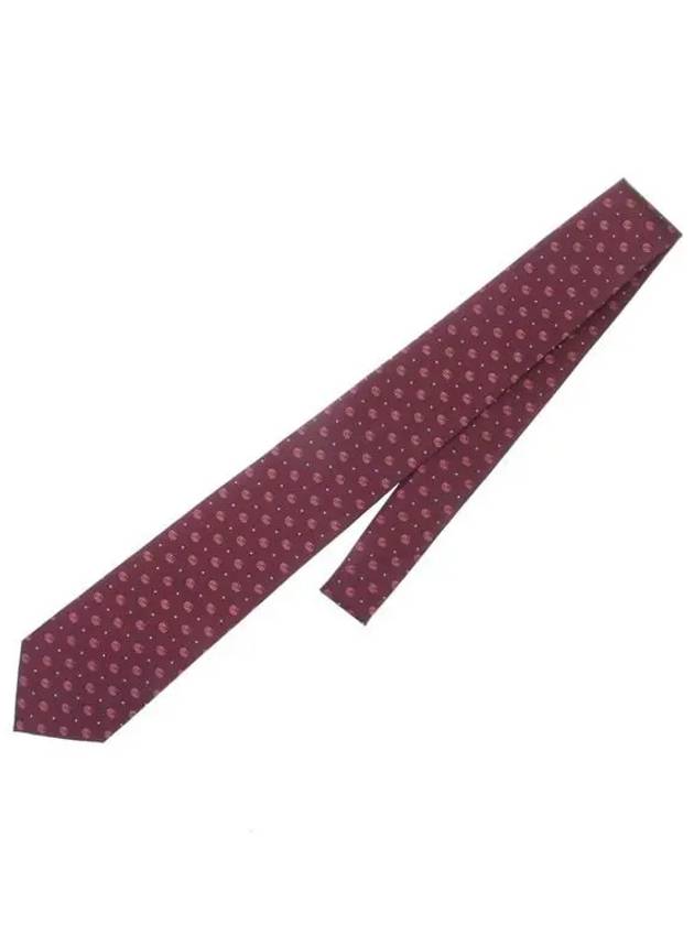 GG Polka Dot Silk Jacquard Tie Red - GUCCI - BALAAN 3