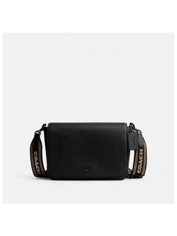 Classic Signature Canvas Messenger Bag Black - COACH - BALAAN 1