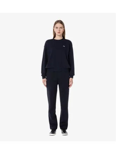 Women's CP Chouli Basic Straight Pants Dark Navy - LACOSTE - BALAAN 2