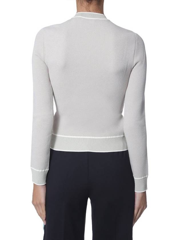 Offwhite swans crop knit top gray - OFF WHITE - BALAAN 4