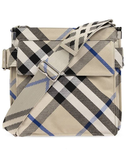 Trench Check Small Tote Bag Lichen - BURBERRY - BALAAN 2