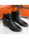 Neo Leather Ankle Walker Boots Black - HERMES - BALAAN 3