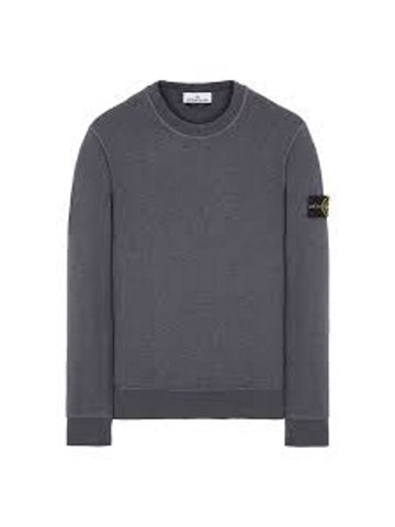 Compass Patch Cotton Sweatshirt Grey - STONE ISLAND - BALAAN 1