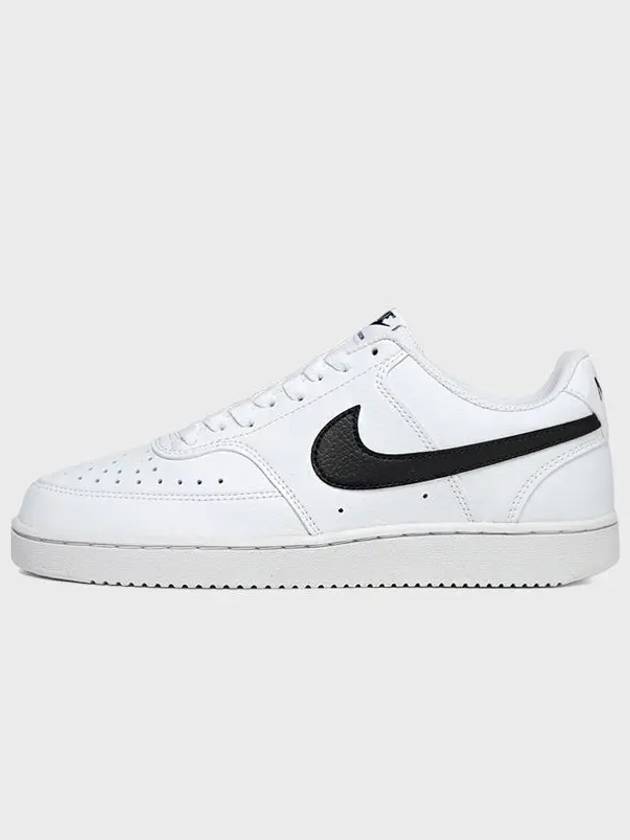 Court Vision Next Nature Low Top Sneakers White Black - NIKE - BALAAN 4