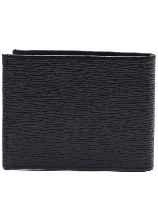 Gancini Half Wallet Black - SALVATORE FERRAGAMO - BALAAN 5