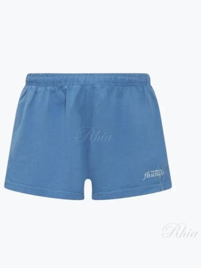 Women's Rizzoli Disco Shorts Blue - SPORTY & RICH - BALAAN 2