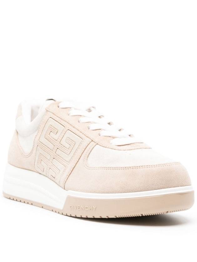 G4 Suede Low Top Sneakers Beige - GIVENCHY - BALAAN 3