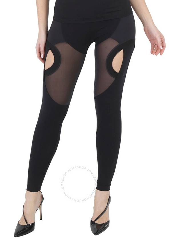 cutout panel leggings - BURBERRY - BALAAN 2