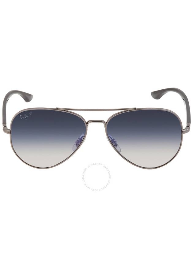 Ray Ban Polarized Blue Gradient Blue Aviator Unisex Sunglasses RB3675 004/78 58 - RAY-BAN - BALAAN 1