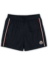 Kids Logo Patch Swim Pants Navy 2C00009 53326 742 - MONCLER - BALAAN 3